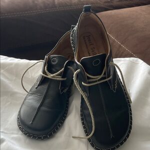 Josef Seibel Black Leather woman’s  Oxfords 👞